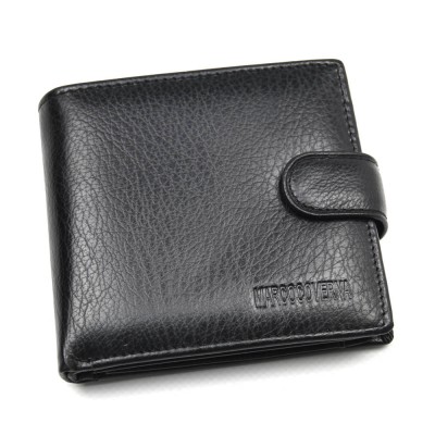 Мужской кожаный кошелек Marco Coverna M107 черный