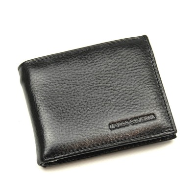 Мужское кожаное портмоне Marco Coverna 030AH черное