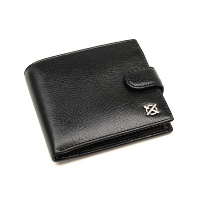 Мужской кожаный кошелек Luxon 8351 черный