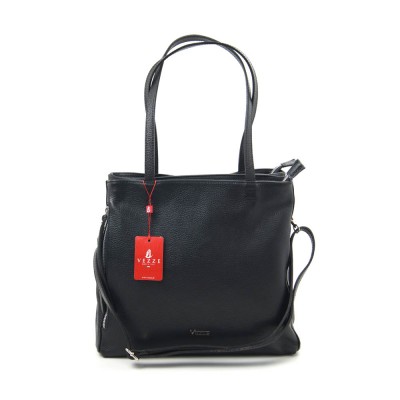 Женская кожаная сумка VEZZE 1210Н черная Женская кожаная сумка VEZZE 1210Н черная
