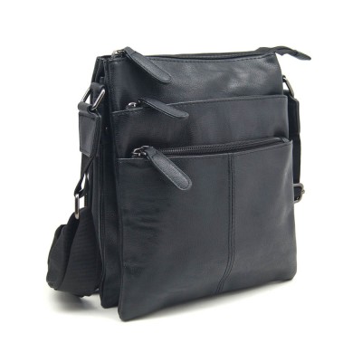 Мужская сумка Cantlor 622-5 черная Мужская сумка Cantlor 622-5 черная