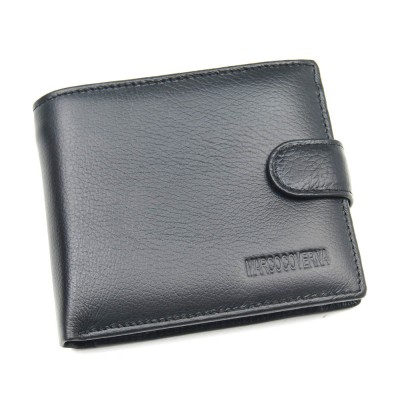 Мужской кожаный кошелек Marco Coverna M110 черный