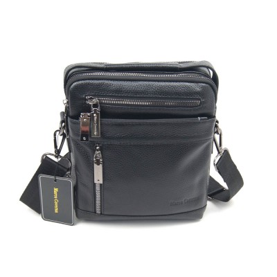 Мужская кожаная сумка Marko Coverna 16-8065-2 черная Мужская кожаная сумка Marko Coverna 16-8065-2 черная