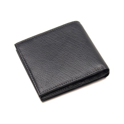 Мужское кожаное портмоне MD 131А черное Мужское кожаное портмоне MD 131А черное