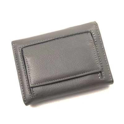 Женский кожаный кошелек Marco Coverna (6055-2) серый Женский кожаный кошелек Marco Coverna (6055-2) серый