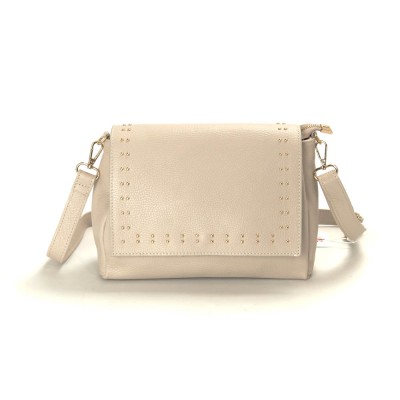 Женская кожаная сумка VEZZE 2272 бежевая