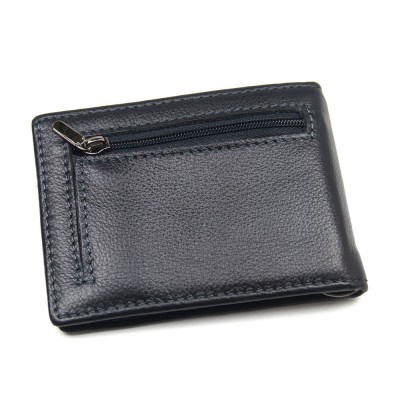 Мужское кожаное портмоне-зажим Marco Coverna 282 черное Мужское кожаное портмоне-зажим Marco Coverna 282 черное