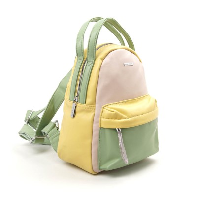 Рюкзак женский Velina Fabbiano 552979 желто-зеленый Рюкзак женский Velina Fabbiano 552979 желто-зеленый