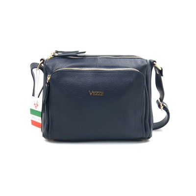 Женская кожаная сумка VEZZE 1355Нg синяя Женская кожаная сумка VEZZE 1355Нg синяя