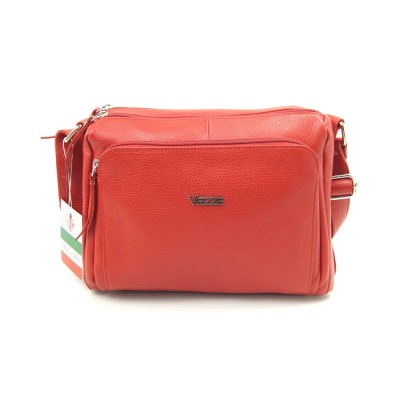 Женская кожаная сумка VEZZE 1355Н красная Женская кожаная сумка VEZZE 1355Н красная