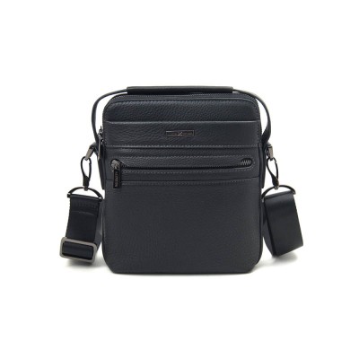 Мужская кожаная сумка Luxon 1670-4 черная