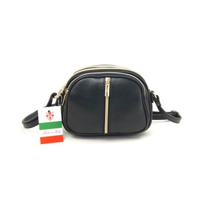 Женская кожаная сумка VEZZE 217Н черная Женская кожаная сумка VEZZE 217Н черная