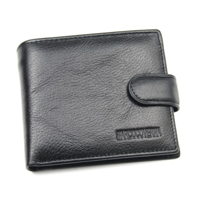 Мужской кожаный кошелек Marco Coverna M13-208 черный