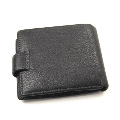 Мужской кожаный кошелек MD 23-203 черный Мужской кожаный кошелек MD 23-203 черный
