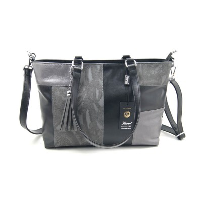 Сумка женская Karen Zenobia 2175-bis черно-серая Сумка женская Karen Zenobia 2175-bis черно-серая