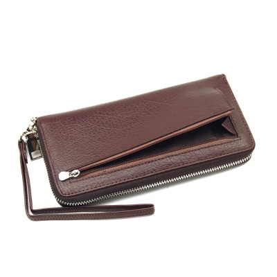 Женский кожаный кошелек-клатч Marco Coverna (77006-8) коричневый Женский кожаный кошелек-клатч Marco Coverna (77006-8) коричневый