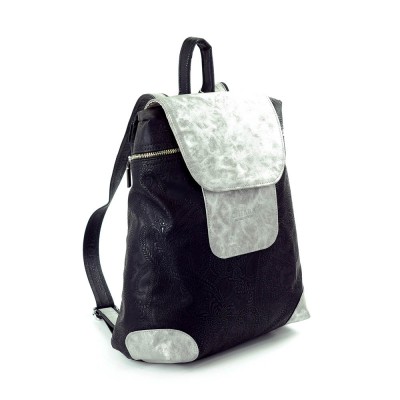 Рюкзак женский Chiara Virgo М802 черно-серебр Рюкзак женский Chiara Virgo М802 черно-серебр