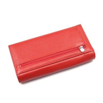 Женский кожаный кошелек Marco Coverna (1413-2) красный Женский кожаный кошелек Marco Coverna (1413-2) красный