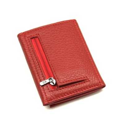 Женский кожаный кошелек MD 610-D красный Женский кожаный кошелек MD 610-D красный