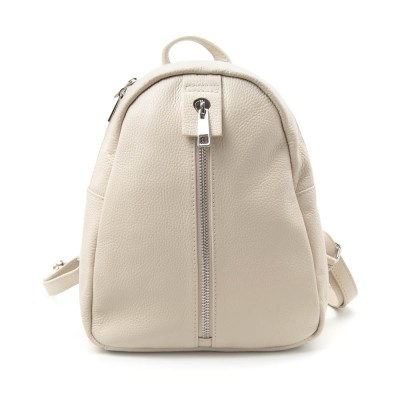 Женский кожаный рюкзак VEZZE 2314 светло-бежевый