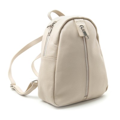Женский кожаный рюкзак VEZZE 2314 светло-бежевый Женский кожаный рюкзак VEZZE 2314 светло-бежевый