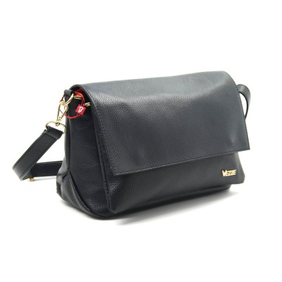 Женская кожаная сумка VEZZE 2273 черная Женская кожаная сумка VEZZE 2273 черная