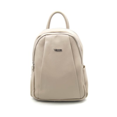 Женский кожаный рюкзак VEZZE 2136 бежевый