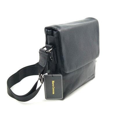 Мужская кожаная сумка Marko Coverna 16-8061-2 черная Мужская кожаная сумка Marko Coverna 16-8061-2 черная