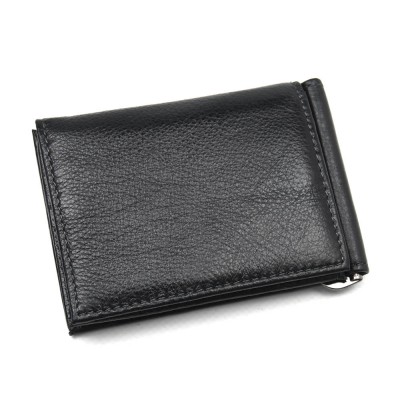 Мужской кожаный зажим для купюр Marco Coverna 1004-24 черный Мужской кожаный зажим для купюр Marco Coverna 1004-24 черный