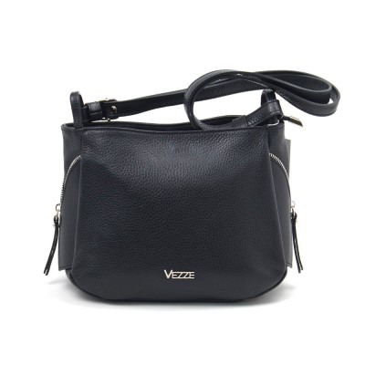 Женская кожаная сумка VEZZE 2346M черная Женская кожаная сумка VEZZE 2346M черная