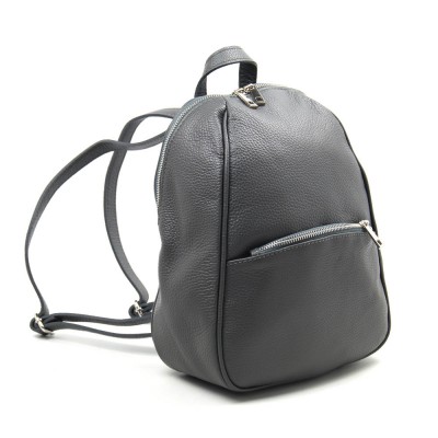 Женский кожаный рюкзак VEZZE 2374 серый Женский кожаный рюкзак VEZZE 2374 серый