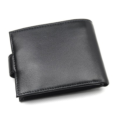 Мужской кожаный кошелек Marco Coverna 620-H черный Мужской кожаный кошелек Marco Coverna 620-H черный