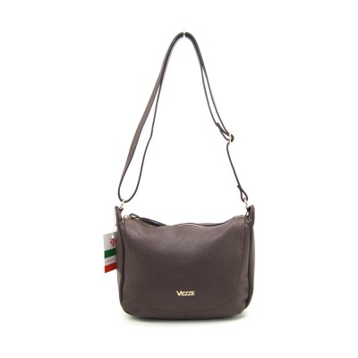 Женская кожаная сумка VEZZE 1813 коричневая
