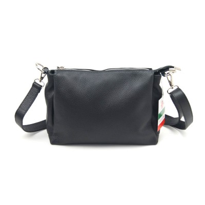 Женская кожаная сумка VEZZE 2384 черная
