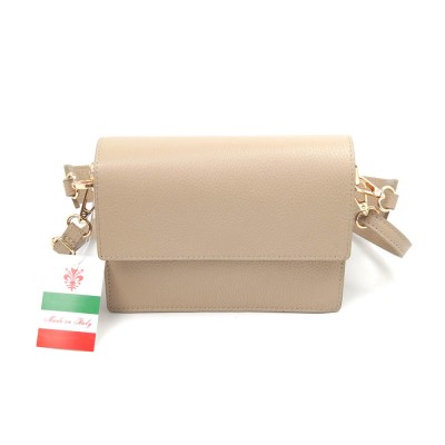 Женская кожаная сумка VEZZE 2400 темно-бежевая Женская кожаная сумка VEZZE 2400 темно-бежевая