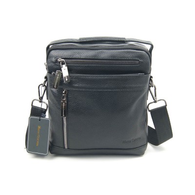 Мужская кожаная сумка Marko Coverna 16-8065-3 черная