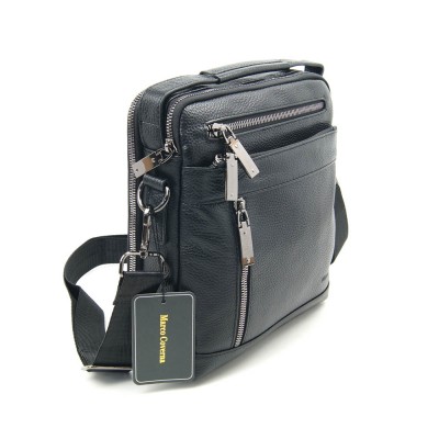 Мужская кожаная сумка Marko Coverna 16-8065-3 черная Мужская кожаная сумка Marko Coverna 16-8065-3 черная