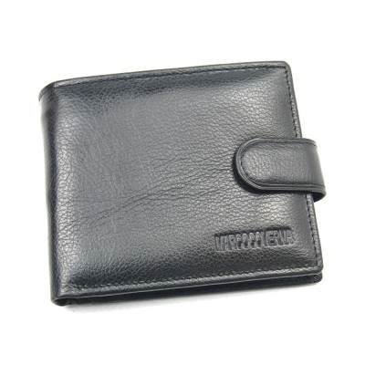 Мужской кожаный кошелек Marco Coverna M4 черный