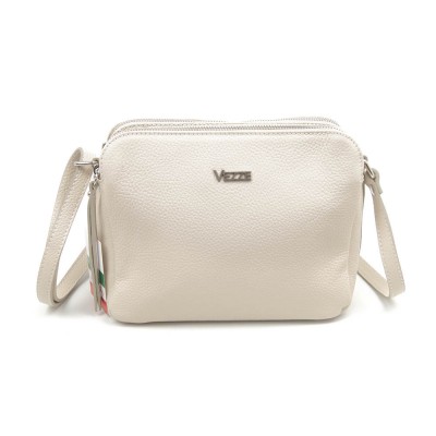 Сумка кожаная кросс-боди VEZZE 1420Н молочная Сумка кожаная кросс-боди VEZZE 1420Н молочная