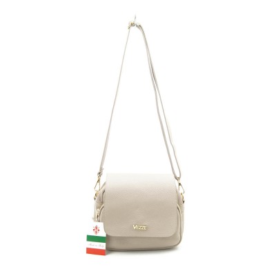 Женская кожаная сумка VEZZE 2344 светло-бежевая