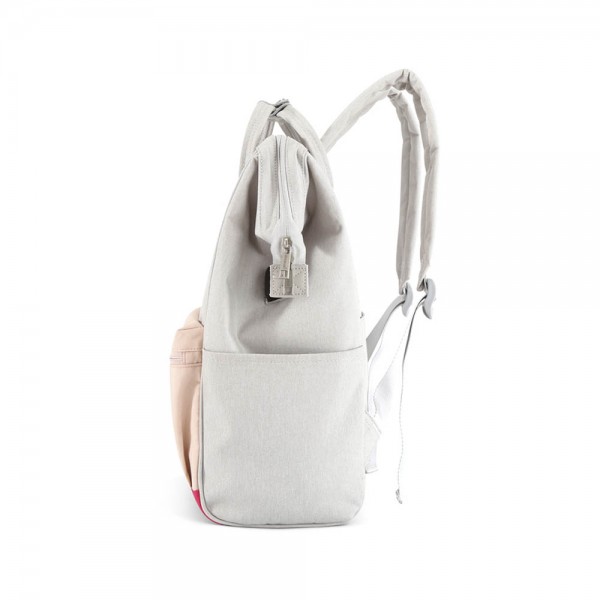 Рюкзак женский Himawari 9004-01 серо-пудровый