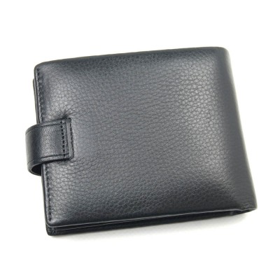 Мужской кожаный кошелек Alfa Ricco 9059 черный Мужской кожаный кошелек Alfa Ricco 9059 черный