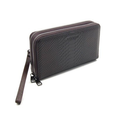 Мужской кожаный кошелек-борсетка Marko Coverna 086-5902С коричневый крокодил Мужской кожаный кошелек-борсетка Marko Coverna 086-5902С коричневый крокодил