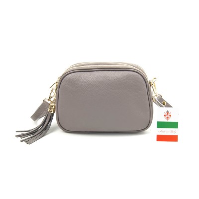 Сумка кожаная кросс-боди VEZZE 2365 темно-серая Сумка кожаная кросс-боди VEZZE 2365 темно-серая