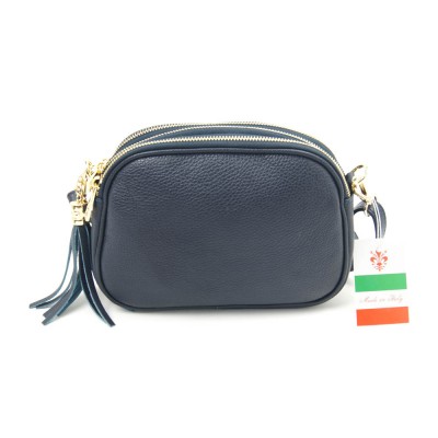 Сумка кожаная кросс-боди VEZZE 2365 синяя Сумка кожаная кросс-боди VEZZE 2365 синяя