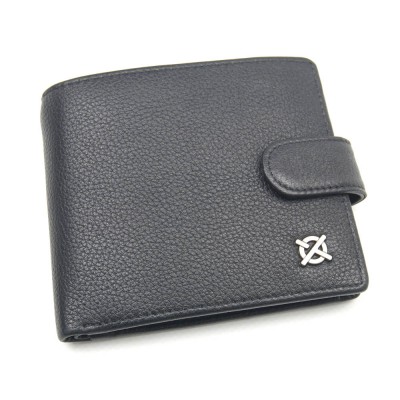 Мужской кожаный кошелек Luxon 8351Н черный