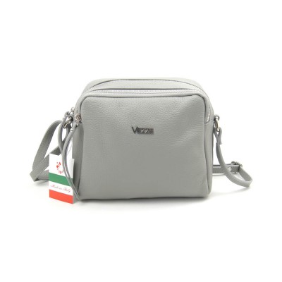 Сумка кожаная кросс-боди VEZZE 756H серая Сумка кожаная кросс-боди VEZZE 756H серая