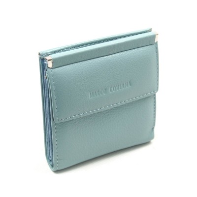 Женский кожаный кошелек Marco Coverna 1420-11 голубой