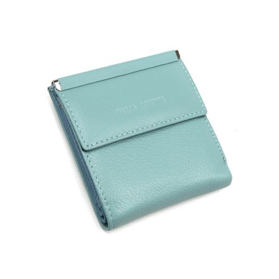 Женский кожаный кошелек Marco Coverna 1420-11 голубой Женский кожаный кошелек Marco Coverna 1420-11 голубой