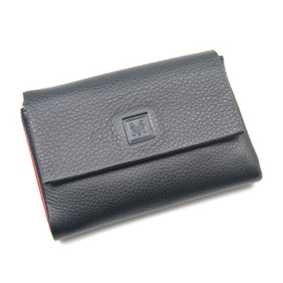 Женский кожаный кошелек Vermari 9929-1806 черно-красный Женский кожаный кошелек Vermari 9929-1806 черно-красный